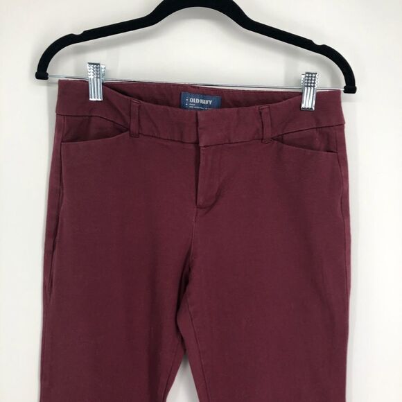 OLD NAVY Long Pixie Pant in Marin Berry Mid Rise - Picture 3 of 8
